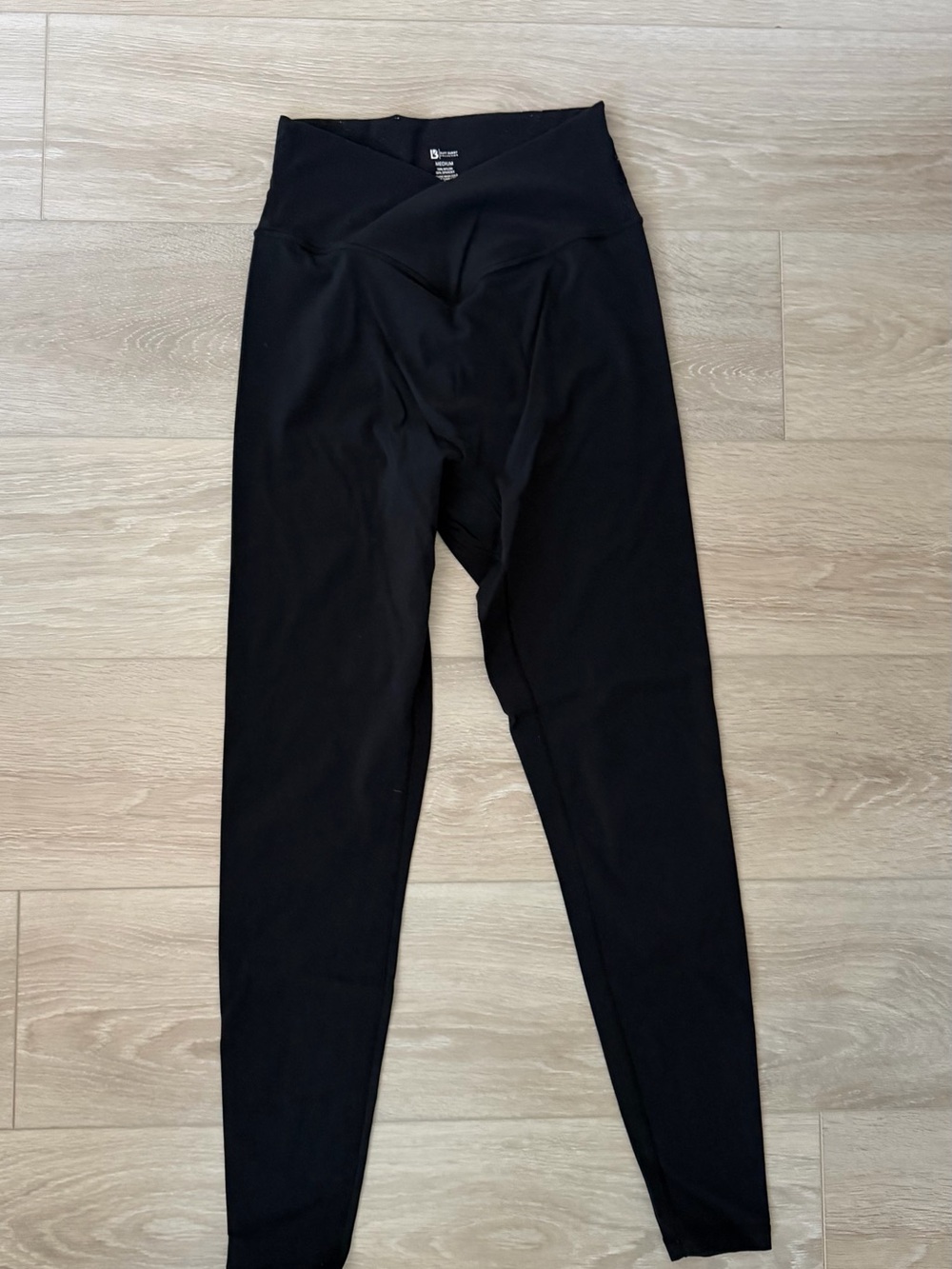 BuffBunny Black High-Waist Kids Leggings